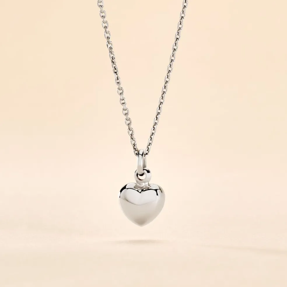 Collier Barbara Argent Blanc