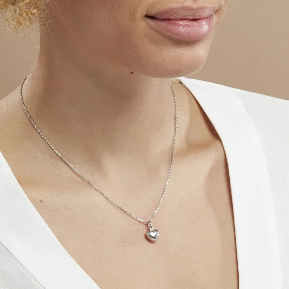 Collier Barbara Argent Blanc