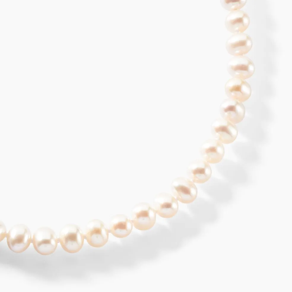 Collier Baroque Or Jaune Perle De Culture