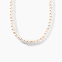 Collier Baroque Or Jaune Perle De Culture