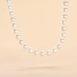 Collier Baroque Or Jaune Perle De Culture