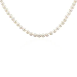 Collier Baroque Or Jaune Perle De Culture