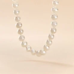 Collier Baroque Or Jaune Perle De Culture