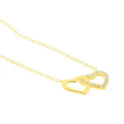 Collier Bassam Or Jaune Oxydes De Zirconium