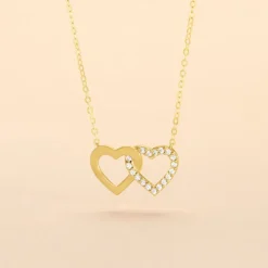 Collier Bassam Or Jaune Oxydes De Zirconium