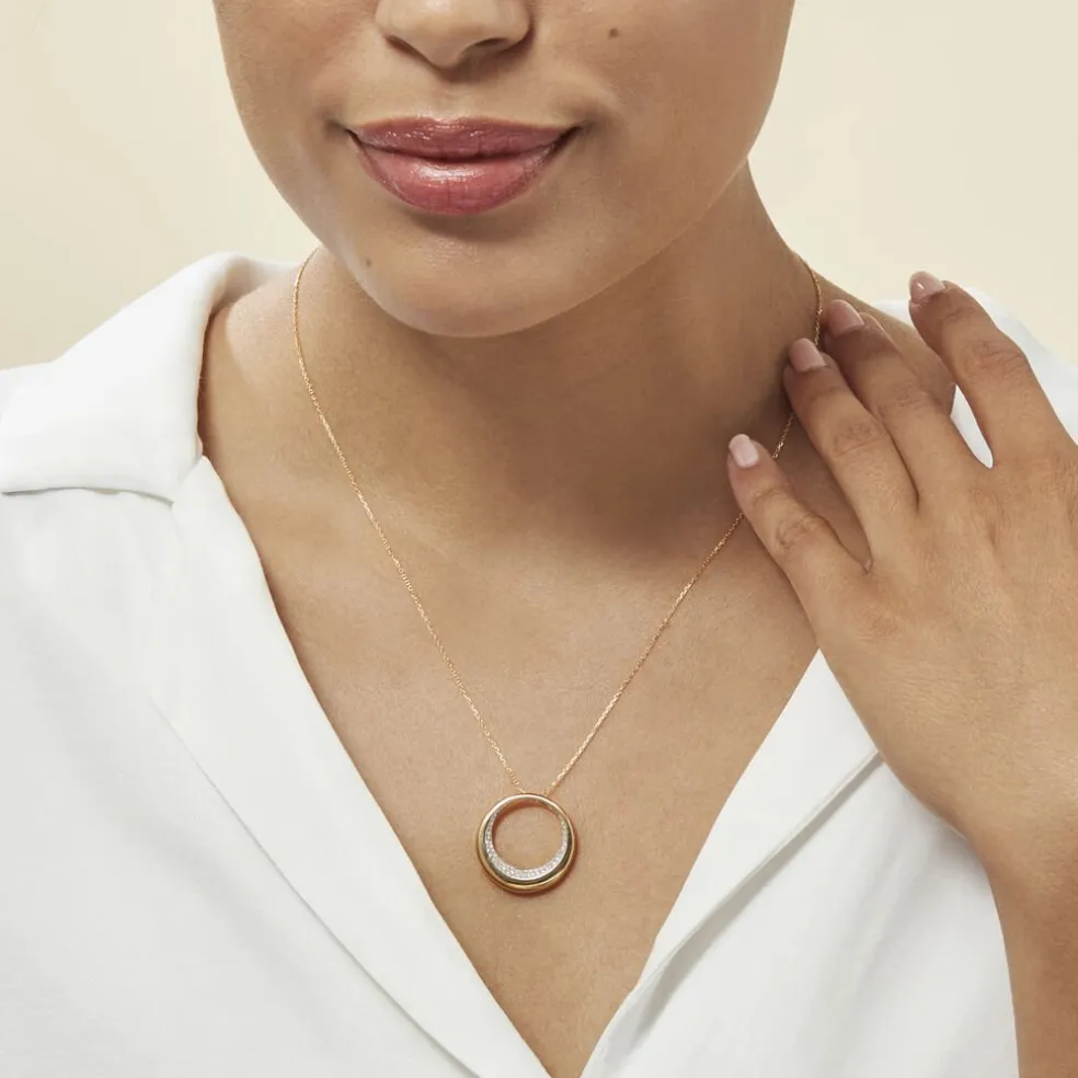 Collier Batoul Or Jaune Diamant