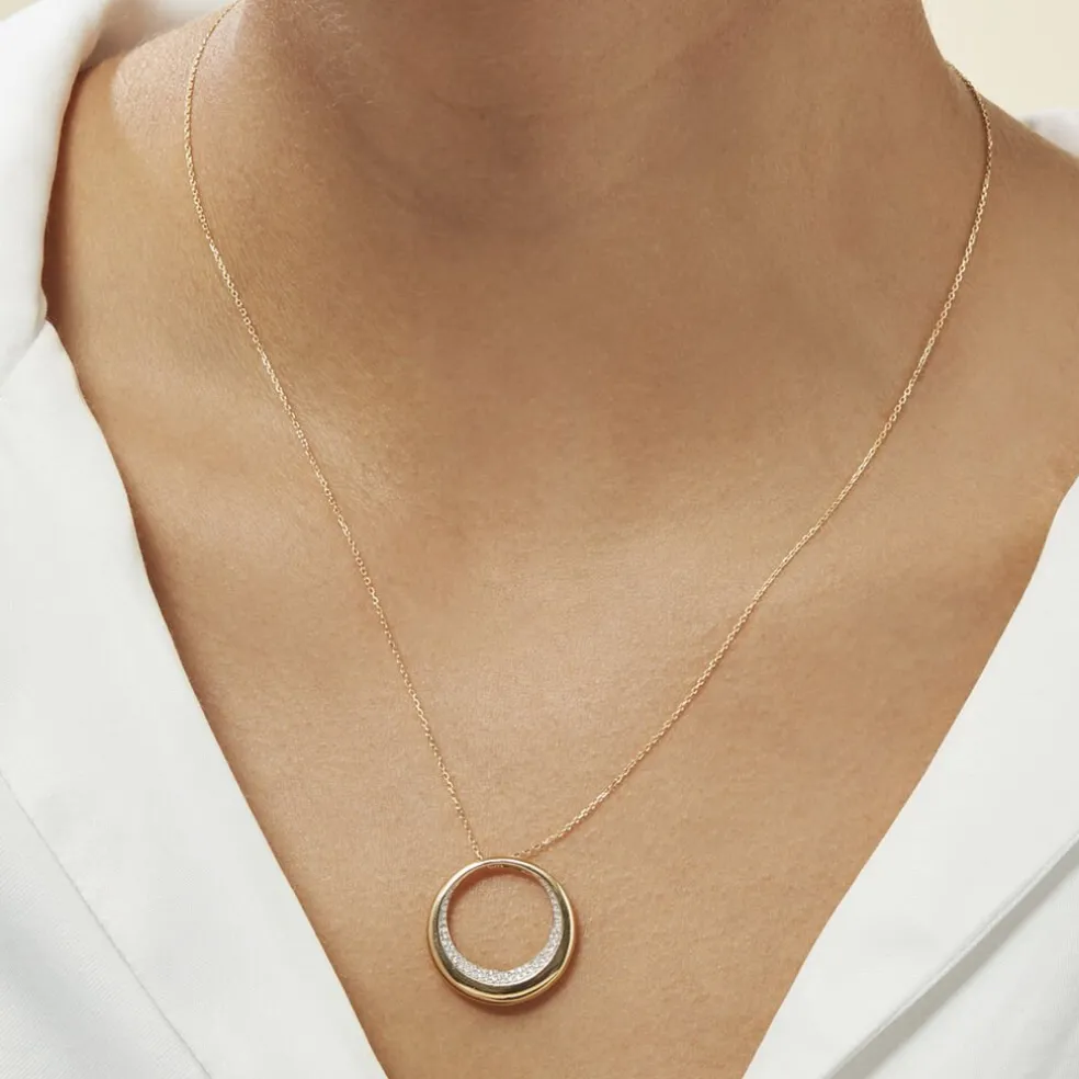 Collier Batoul Or Jaune Diamant