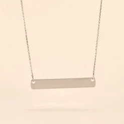 Collier Beavis Or Blanc