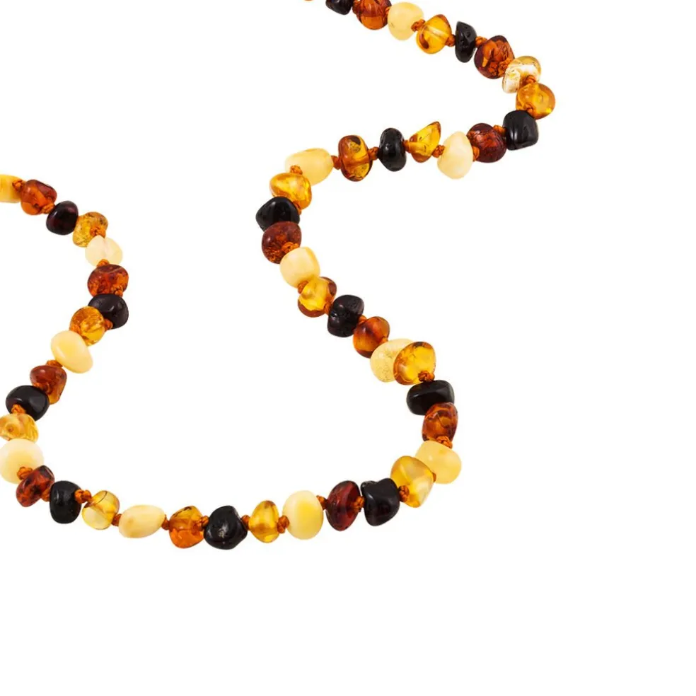 Collier Bebe Argent Blanc Moisha Ambres