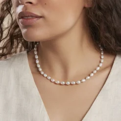 Collier Billes Or Jaune Perle De Culture