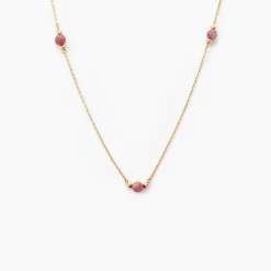 Collier Billy Or Jaune Tourmaline