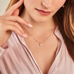 Collier Bindy Or Jaune Perle De Culture