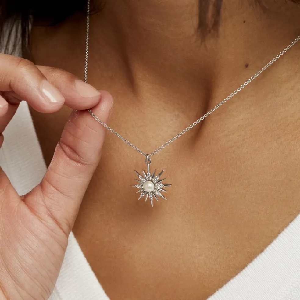 Collier Blanca Argent Blanc Perle De Culture