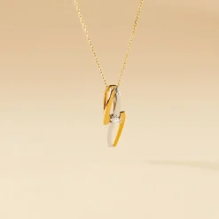 Collier Blandine Or Bicolore Diamant