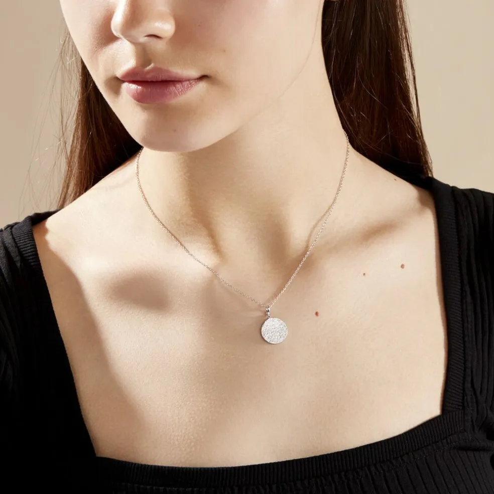 Collier Blanka Argent Blanc