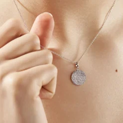 Collier Blanka Argent Blanc