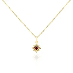 Collier Bobbie Plaqué Or Jaune Oxyde De Zirconium