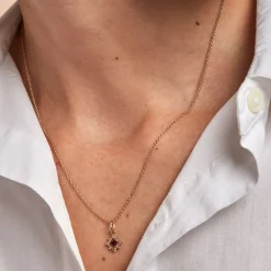 Collier Bobbie Plaqué Or Jaune Oxyde De Zirconium