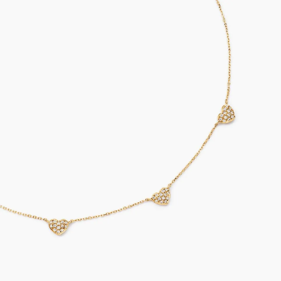 Collier Bomb Lover Or Jaune Oxyde De Zirconium