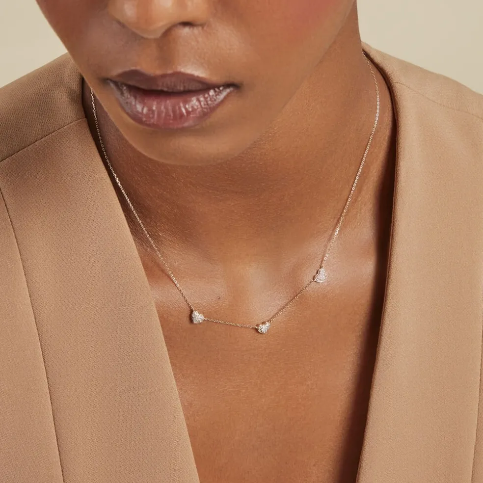 Collier Bomb Lover Or Jaune Oxyde De Zirconium