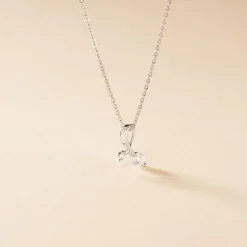Collier Briaga Argent Blanc Oxyde De Zirconium