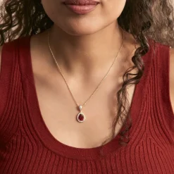 Collier Brigita Or Jaune