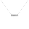 Collier Bronwen Argent Blanc