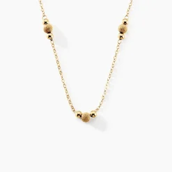 Collier Brooks Or Jaune