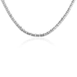 Collier Bryann Acier Gris