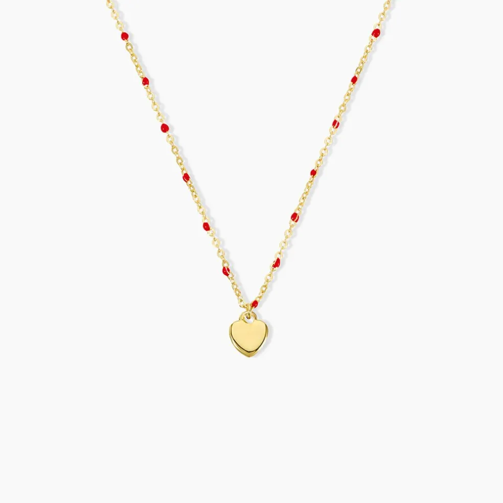 Collier Bubble Argent Jaune