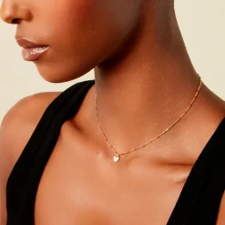 Collier Bubble Argent Jaune