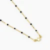 Collier Bubble Argent Jaune Oxyde De Zirconium