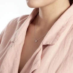 Collier Cadfan Argent Oxyde