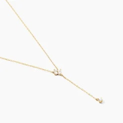 Collier Cahir Or Jaune Oxyde De Zirconium