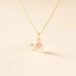 Collier Cali Tortue Or Jaune