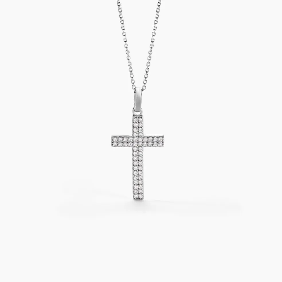 Collier Carola Argent Blanc Oxyde De Zirconium