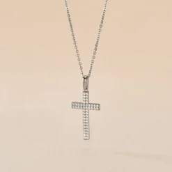 Collier Carola Argent Blanc Oxyde De Zirconium