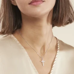 Collier Carola Argent Blanc Oxyde De Zirconium