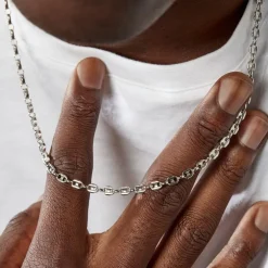 Collier Carrus Argent Blanc