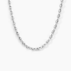Collier Carrus Argent Blanc