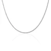 Collier Casper Argent Blanc