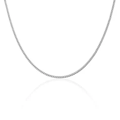 Collier Casper Argent Blanc