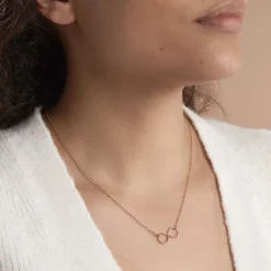 Collier Castilla Argent Rose