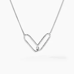 Collier Cedrine Argent Blanc