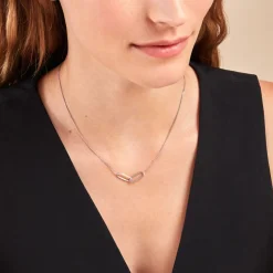 Collier Cedrine Argent Blanc