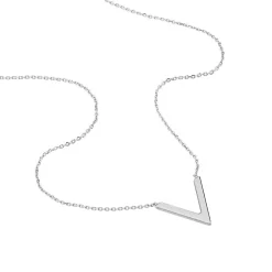 Collier Celene Or Blanc