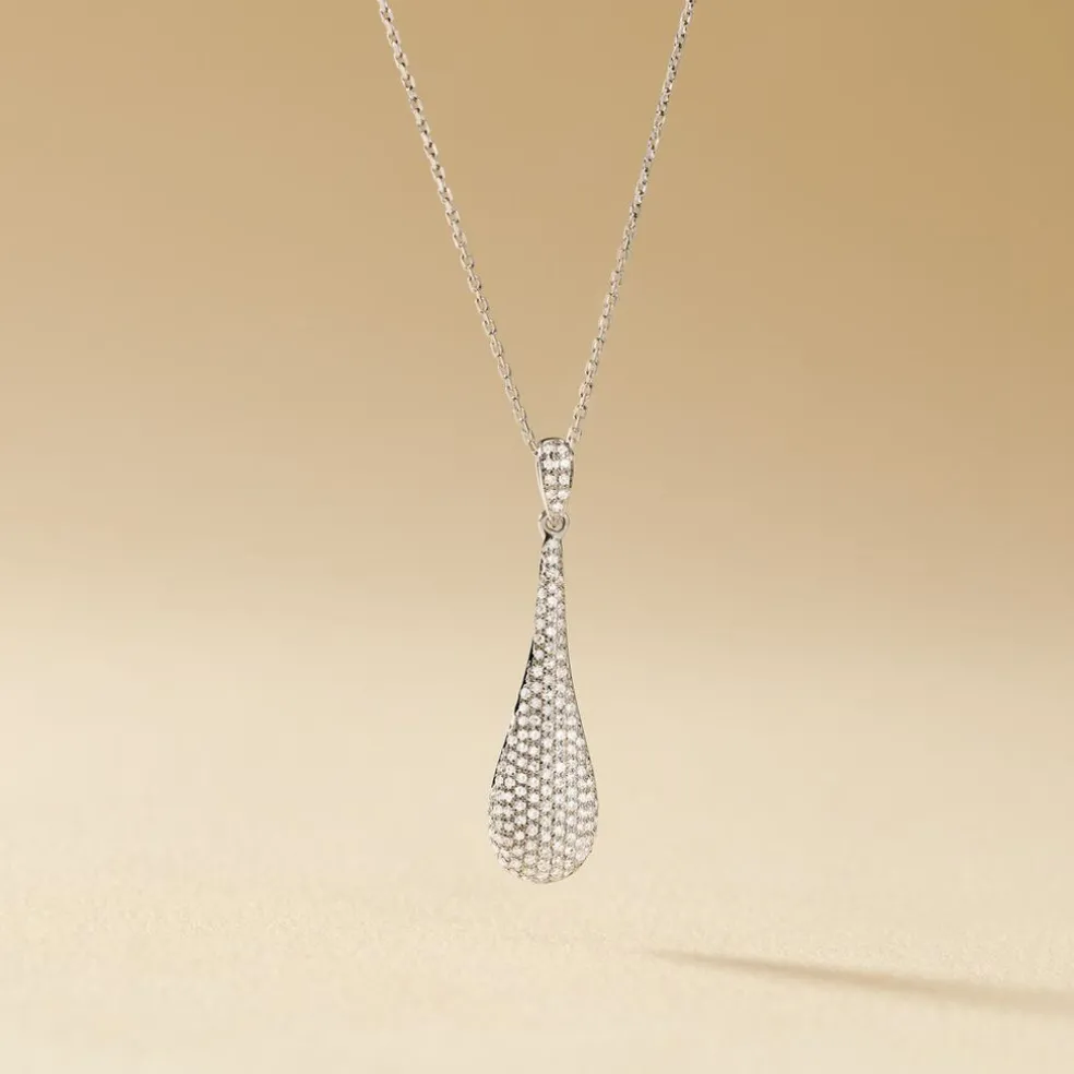 Collier Celine Or Blanc Diamant