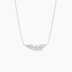 Collier Cesarine Argent Blanc Oxyde De Zirconium