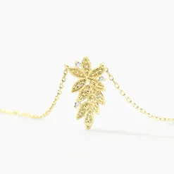 Collier Cezar Or Jaune Diamant