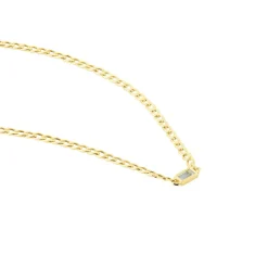 Collier Chain Or Jaune Topaze